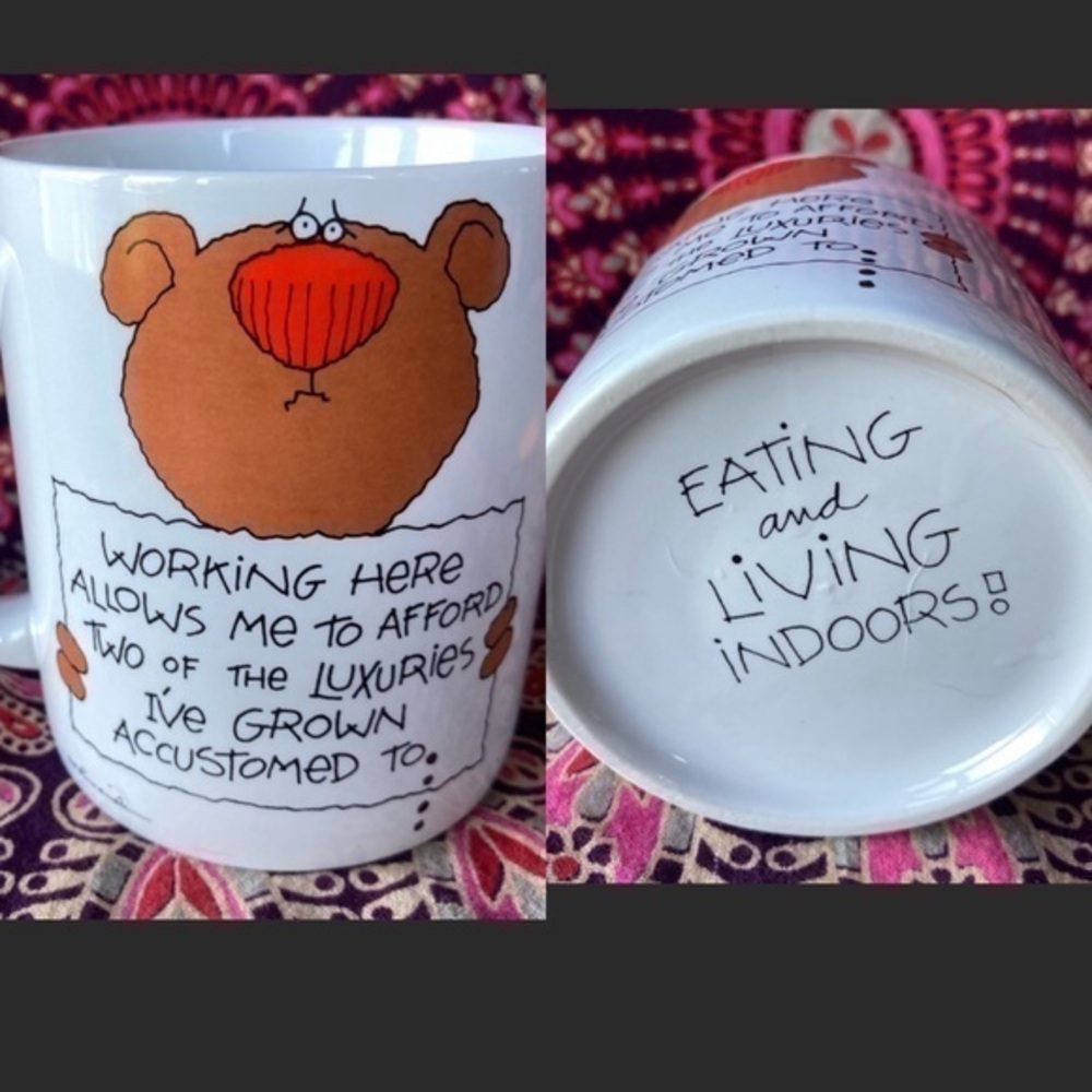Cute Bear Work Office Mug